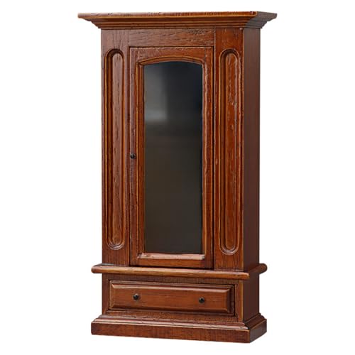 Armoire de poupée 1:12 pour optimiser le rangement des vêtements miniatures