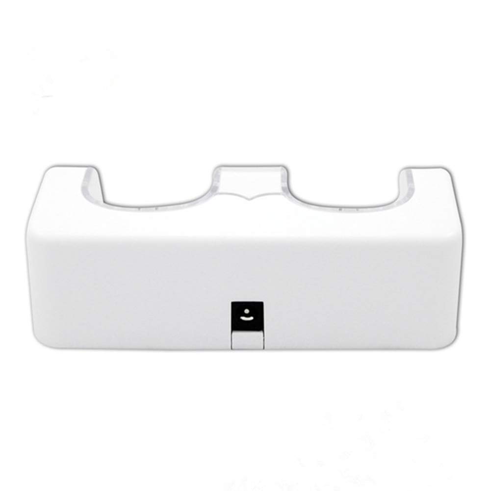 Chargeur à Distance pour contrôleur Wii, Double Station de Charge pour télécommande Wii avec 2 Piles Rechargeables et indicateur LED