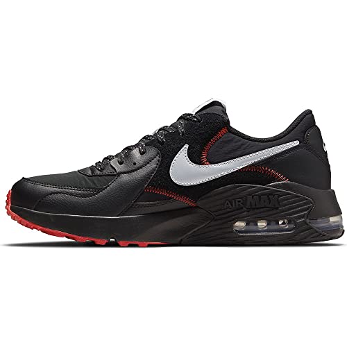 Image of Nike Mens Air Max Excee Black /Metallic Silver-Black-Sport RED Running Shoe - 9 UK (10 US) (DM0832-001 44)