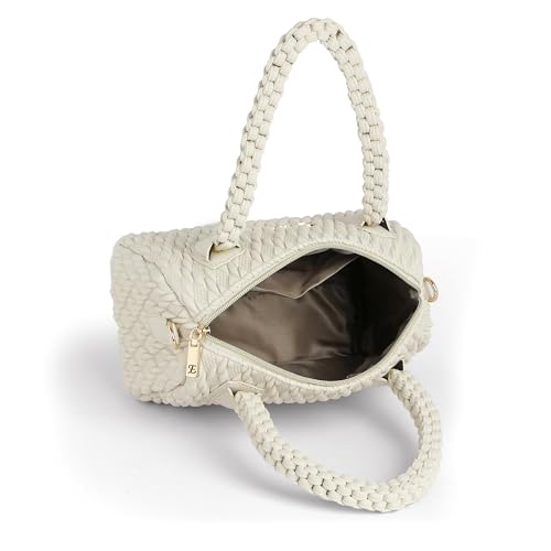 Image of EXOTIC Texture Braided Design Top Handle Handbag | Perfect For Gifts | Tranding Satchles Bag For Women