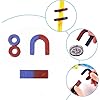 Science Magnets Set for Education Science School Classroom Experiment Tools for Kids Including Bar/Ring/Horseshoe/Thread/Car Magnets (N0:-3)