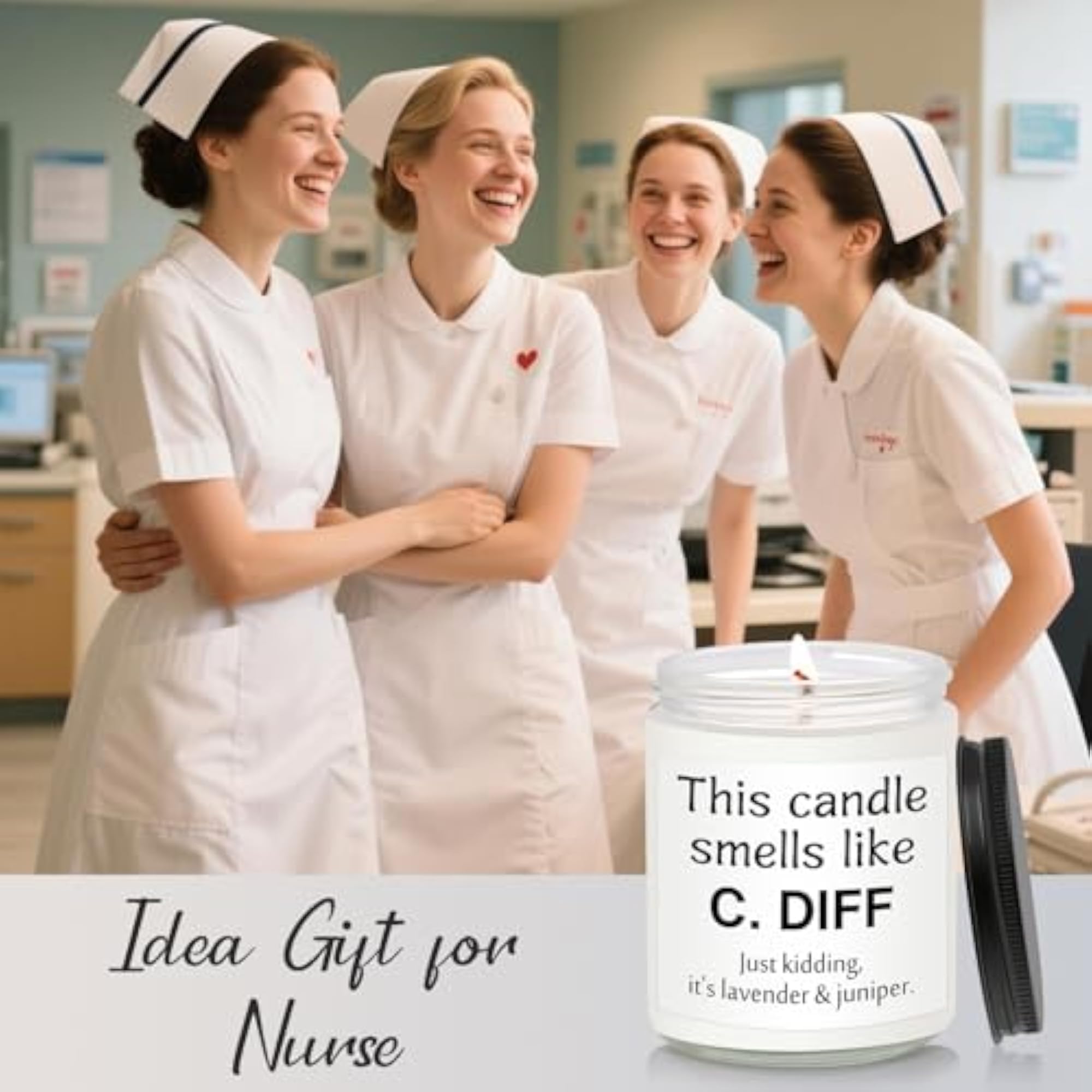 Nurse Appreciation Candle Gifts for Nurses, Funny Present