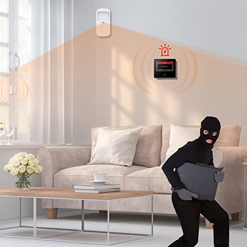 Staniot 8-teilig Komplette Alarmanlage, 4G GSM WiFi Secpanel 5 Funk-Alarmanlage fürs Haus, IPS-Touchscreen-Panel, Türsensor, Bewegungsmelder, Fernbedienung, High-Dezibel-Sirene, Kompatibel mit Alexa - Image 6