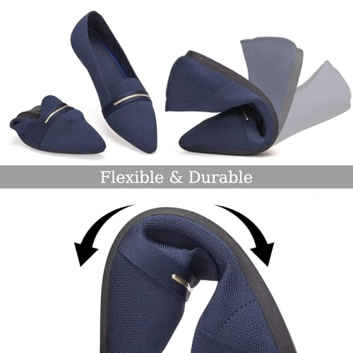 Image of Frank Mully Women's Casual Loafer Flats Slip On Loafer Shoes Comfortable Knit Flat Shoes Classics Pointy Toe Loafer Flats,for Work,Travel