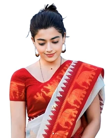 flosive Women's Present Banarasi Soft Lichi Silk Saree Beautiful Jacquard Rich Pallu Design Work Zari Woven Kanjivaram Silk Style 3305 Saree With Soft Lichi Silk Blouse Piece-picture-45