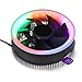 immagine 7OurLeeme LED RGB Ventole di Raffreddamento della CPU, dissipatori di Calore della CPU del dissipatore d'Aria Ultra-Silenzioso del dissipatore di Calore per Intel 775 1156 per AMD AM2 AM2 + AM3 AM3 +