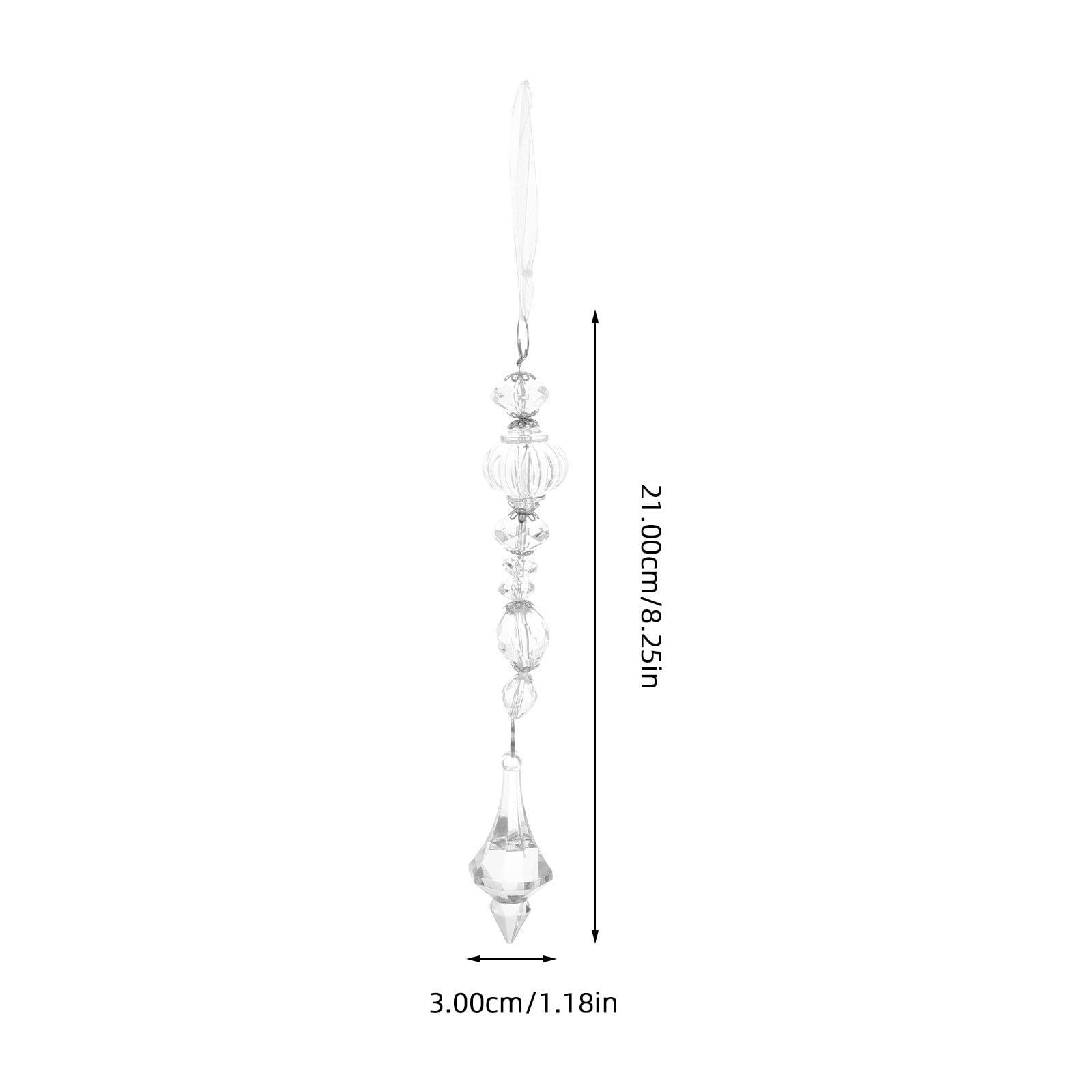 Toyvian 20 Stück Acryl Weihnachtsbaum Anhänger in Tropfenform, | Weihnachtsbaum und Indoor Deko, Leichtes Design, Stilvolle Ausführung, für Feiertage und Partys