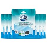 Clim Antibacterial. Bayeta 100% Microfibra Especial para Cristales. 15 bayetas con Tratamiento antibacterias