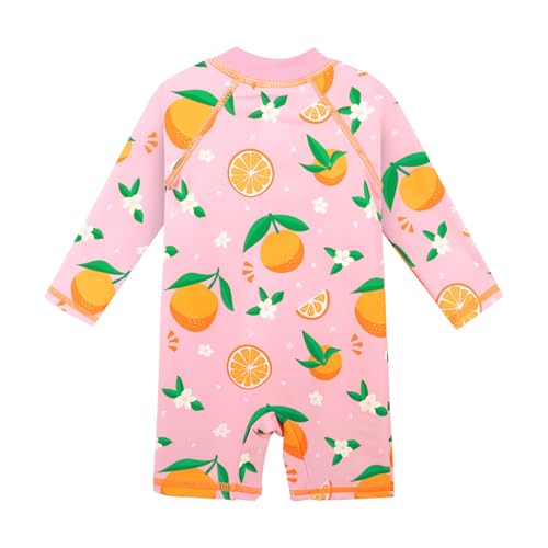 Image of XFGIRLS Baby /Toddler Girls Swimsuit Long Sleeve One-Piece Bathing Suit Rash Guard