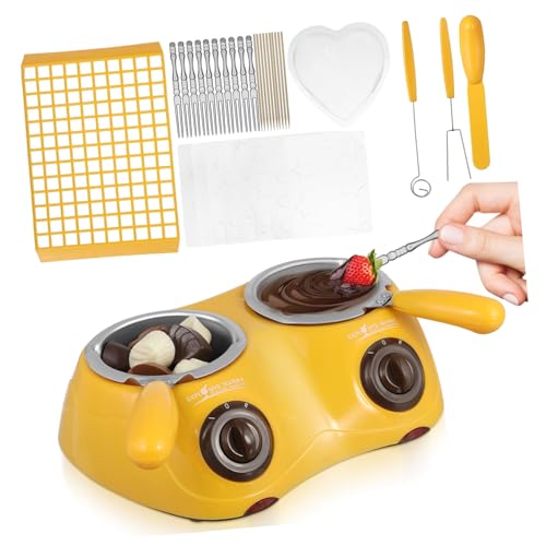OFFSCH Melting Pot Electric Double Boiler Candy Making Warmer Molds Accessories Quick Heating Safe for Us