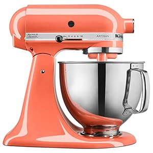 KitchenAid KSM150PSPH Artisan Tilt-Head Stand Mixer with Pouring Shield, 5-Quart, Bird of Paradise
