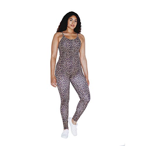 Unitard American Apparel noir sans manches, collant de corps en coton femme