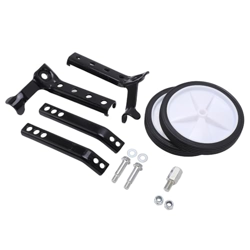 Juego de ruedas de entrenamiento ajustables KIMISS para bicicletas infantiles, soporte auxiliar resistente de acero y plástico, compatible con bicicletas de 18 a 24 pulgadas miniatura 4
