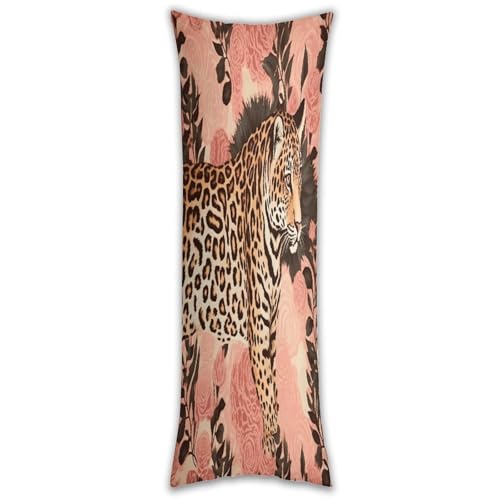 Housse de coussin grand format motif léopard pour canapé cosy - 2