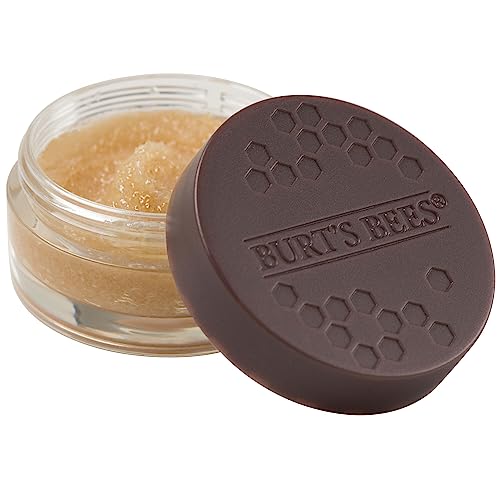 Burt's Bees Conditioning Honey Lip Scrub, Exfoliates & Conditions Dry Lips, with Honey Crystals, Use with Overnight Intense Treatment, Natural Origin Care, 0.25 oz.