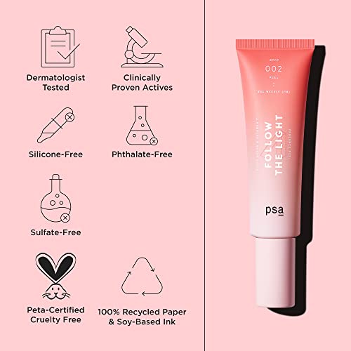 PSA FOLLOW THE LIGHT Multi Acids & Vitamin C Radiance Peel 50 ml, transparent - Image 4