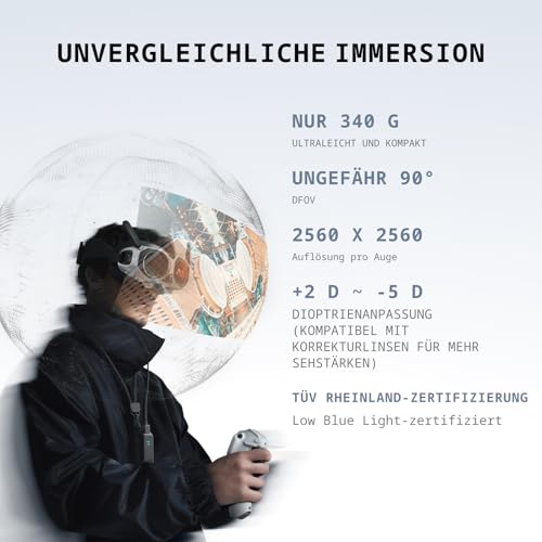 Antigravity A1 Infinity-Bundle, 8K 360°-FPV-Drohne, 3 Hochkapazitätsakkus – Ansicht 4