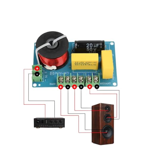 800Hz-200W 3 Way Bookshelf Speaker And Subwoofer Speaker Crossover Audiophile Hi-Fi High Medium Low And High Thre New 2025 High For Reliable Electronic Component, Precision, Stable Performance