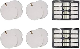 Casa Vacuums Replacement 2 HEPA, 4 Foam and 4 Felt Filter Kit Fits Shark Lift-Around Portable LA400, NP317W, NP318, NP319 and NP320. Compare to XFF318 XHF319