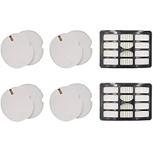 Casa Vacuums Replacement 2 HEPA, 4 Foam and 4 Felt Filter Kit Fits Shark Lift-Around Portable LA400, NP317W, NP318, NP319 and NP320. Compare to XFF318 XHF319
