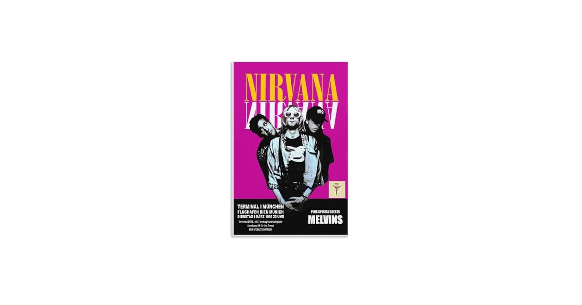 【希少】カート・コバーン ニルバーナ ポスター ABOUT A SUN B3 Nirvana ニルヴァーナ ポスター