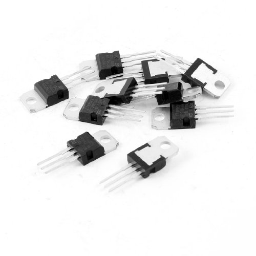 Aexit 10 Pcs Transistors L7805CV 8V 1-1.5A High Switching Speed MOSFET Transistors Silicon Transistor