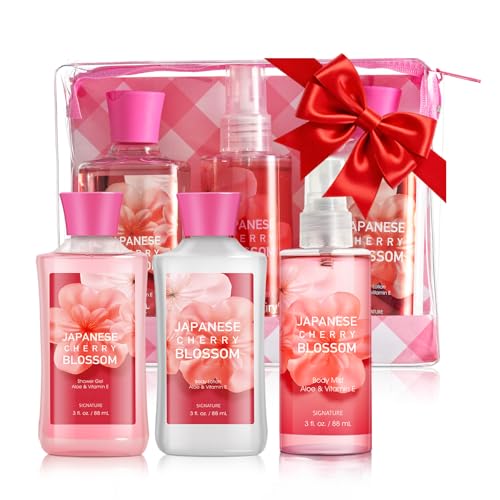Bath Gift for Women and Girls, Japanese Cherry Blossom...