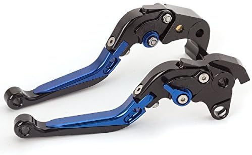 Miniatura 78 de FXCNC Billet Folding Extendable Adjustable Brake Clutch Levers Compatible with Raptor YFM660 01-04, TTR125L/LE/LW 00-16, Banshee 350 02-06