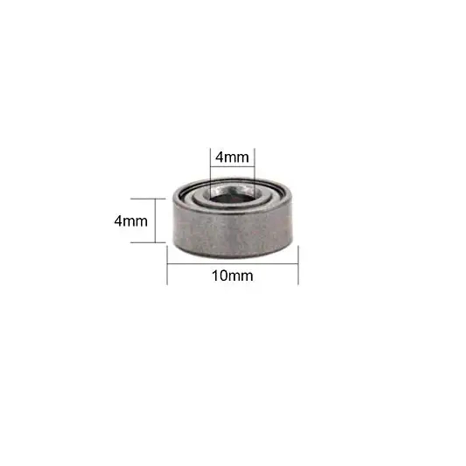 Roulement, 10 roulements MR52ZZ à MR148ZZ MR52 à 148 ZZ RS 2Z -2RS(ABEC 2-MR63 3X6X2.5MM)