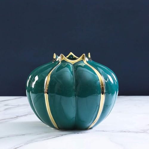 Vase bouteille courte céramique pour décoration table à manger - 4