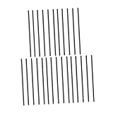 KiBcsLic 26x Deck Balusters Stairs Railing Compact Versatile with Screws Easy Installation Aluminum Deck Spindles Staircase Spindles, 32inch