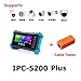 CCTV Tester, 4K CCTV Monitor Tester IPC5200C IP Camera Tester Analog CCTV Video Surveillance Tester CCTV IP PoE RJ45 TDR Cable Test,Network Tool(IPC-5200 Plus)