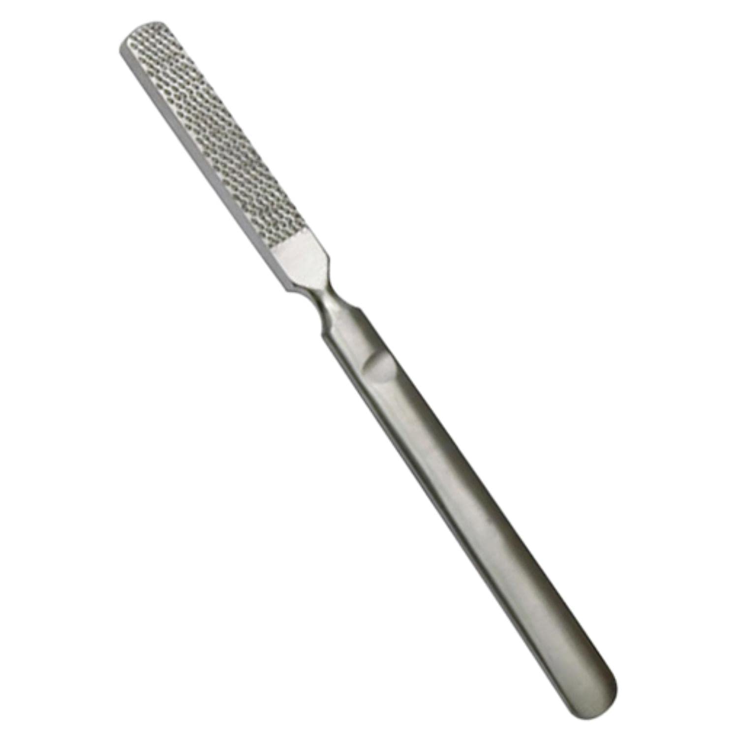 Stainless Steel Foot File, Dry Skin Remover Pedicure, Grooming Foot Skin, Pediatric Foot Care, Double-Sided, 7 inch Long Hard Dry Skin Remover Suitable for Wet & Dry feet