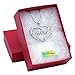 SoulBreezeCollection Mother's Day Clear Mom Heart Necklace Love Pendant Charm Gift Jewelry