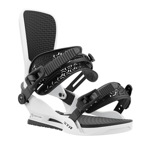 Union STR Men's Snowboard Bindings, White, Large