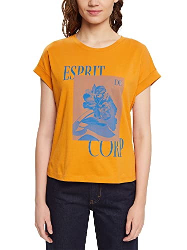 edc by Esprit 082cc1k323 T-Shirt, 710/Honey Yellow, L Femme Cover