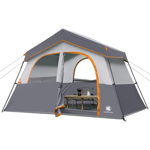 Carpa para camping HG para 6 personas color gris