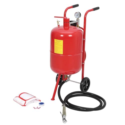 ElfinAura 10-Gallon Sand Blaster - 125 PSI Professional High-Pressure Abrasive Blaster With 6