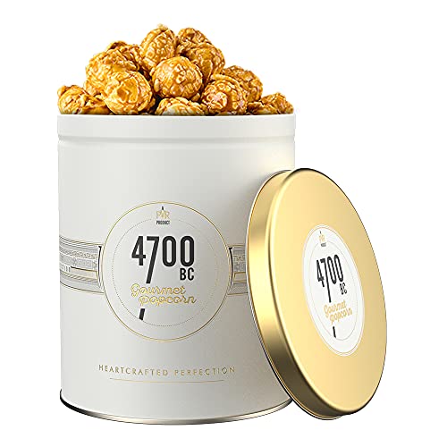 4700BC Gourmet Popcorn, Butter Toffee Caramel, Tin, 125g