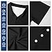 Custom Polo Shirts for Men Women, Customized T Shirts for Business Outdoor Sports, Personalized Golf Shirts with Logo Text, Black, XL