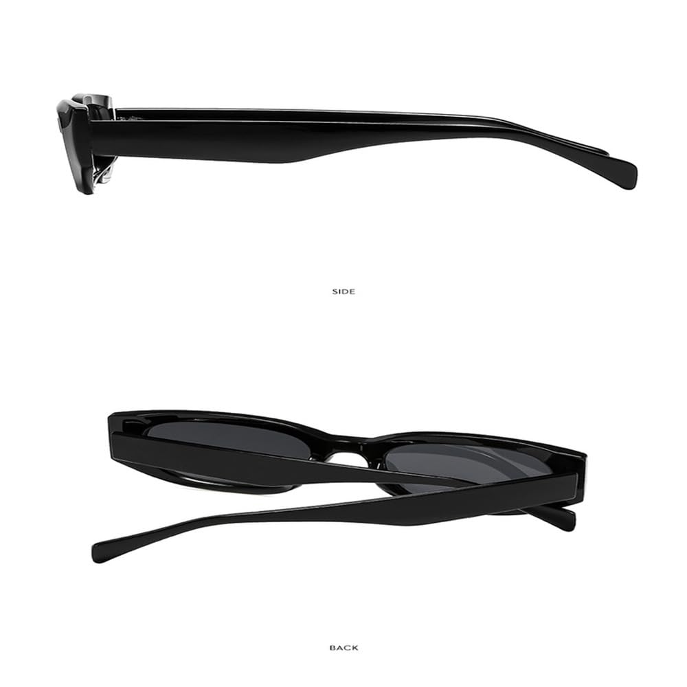 Gafas de sol ovaladas pequeñas retro de moda para mujer y hombre con b