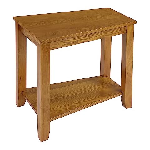 Homelegance Elwell Wedged Chairside Table Table Cover