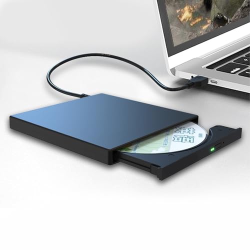 CHENZILIN Lightweight USB External CDs DVDs Drives Burners Desktop PC CDs Burners Simple to Operate Upgrades for Laptop Desktop PC