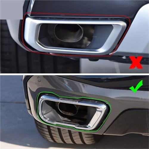 Cache échappement de luxe pour BMW G05 G06 G07 canule de finition premium