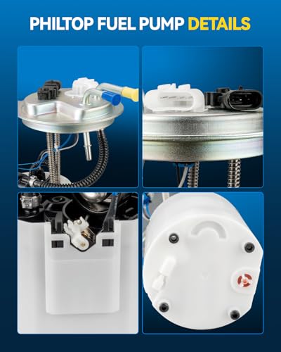 Image of PHILTOP Electric Fuel Pump Module Assembly Fit for 2005-2007 Yukon 5.3L, 2005-2007 Tahoe 5.3L Fuel Pumps Replaces FG0816, P76273M, SP6087M, 19168418, E3705M, FG0815, 19208961, 88965802, FP22040S