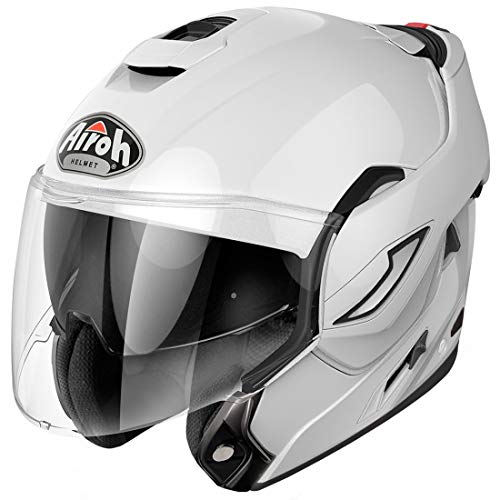 Airoh Rev 19 White Gloss XXL, le casque modulable blanc pour vos trajets urbains et routiers