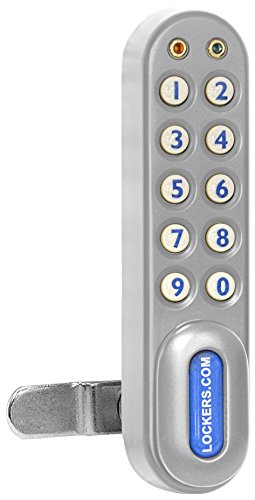 Salsbury Industries 22290SLV Electronic Lock for Designer Wood Locker Door, Silver - //coolthings.us