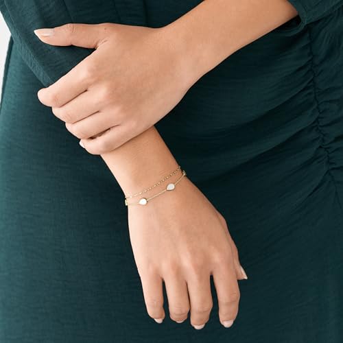 Image of Fossil Women's Stainless Steel Chain Bracelet