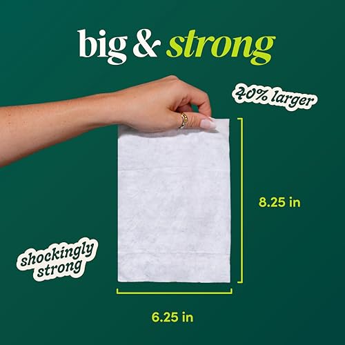 Image of goodwipes Flushable Wipes - Botanical Bliss Wet Wipes for Adults, Sewer & Septic Safe, Guest Bathroom Essentials for Women & Men, pH Balanced & Extra Large, 153 Count (3 Packs and 3 Singles)