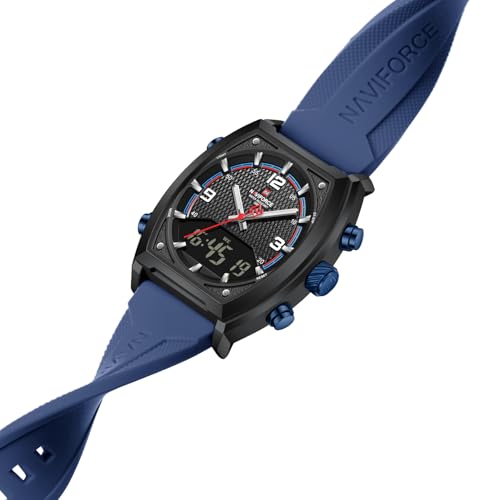 Image of NAVIFORCE NF9242 Dynamic Racing Style Multifunctional Analog-Digital Watch